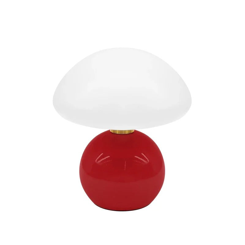 Glass Bedside Lamp with Elegant Design