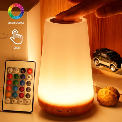 Adjustable Touch Control Lamp for Cozy and Vibrant Illumination