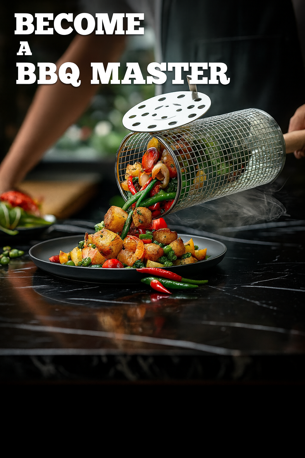 Food Flipper for BBQ – Easily Turn Food Without Falling Apart or Burning