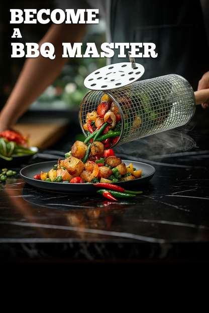 Food Flipper for BBQ – Easily Turn Food Without Falling Apart or Burning