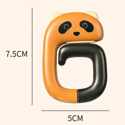 Portable Backpack and Key Organizer - Foldable Cartoon Table Hook