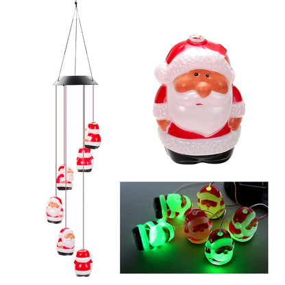 Solar LED Christmas Ball Garden Decoration | 6-Color Waterproof Light