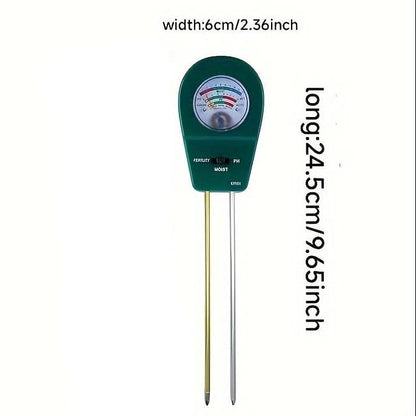 Three-in-One Soil Tester for Garden Use
