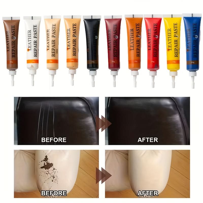 Leather Repair Kit for Furniture and Automotive Upholstery
