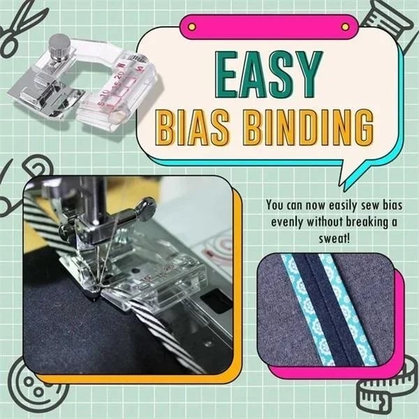 Buy One, Get One Free | Adjustable Bias Binding Foot