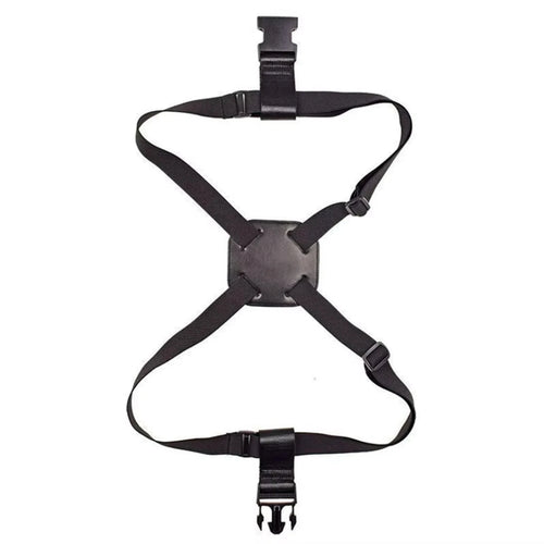 Adjustable Luggage Strap for Travel - Durable Black Polyester
