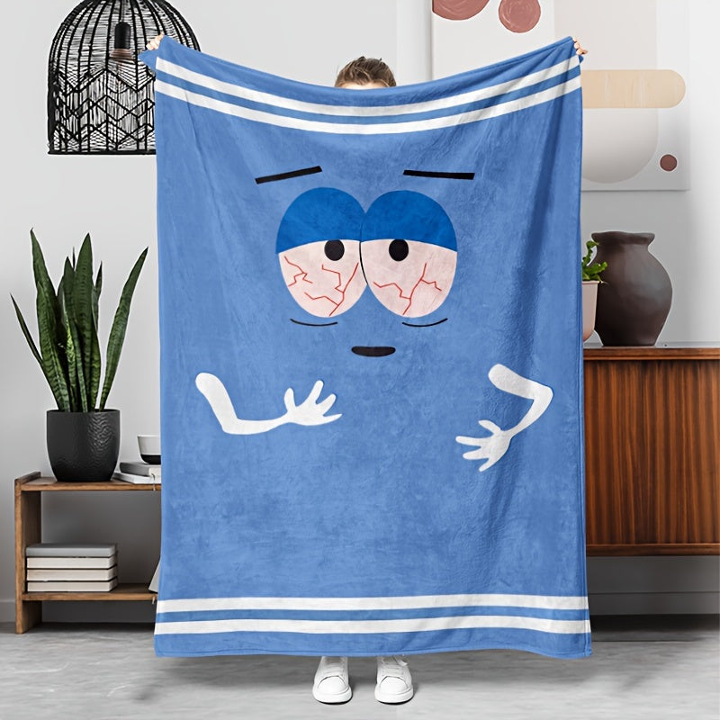 Reversible Flannel Blanket for All Seasons – Anime Inspired Design