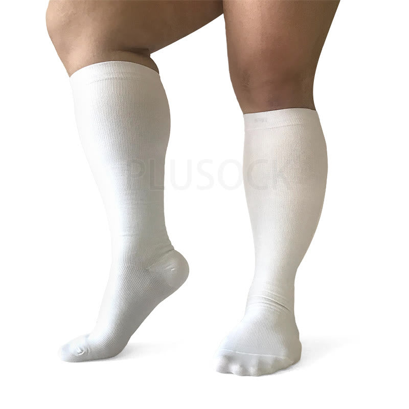 Enhanced Comfort Compression Socks for Larger Sizes - Set of 3