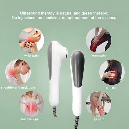 Portable 1MHz Ultrasound Machine with 3 Power Settings, LED Screen