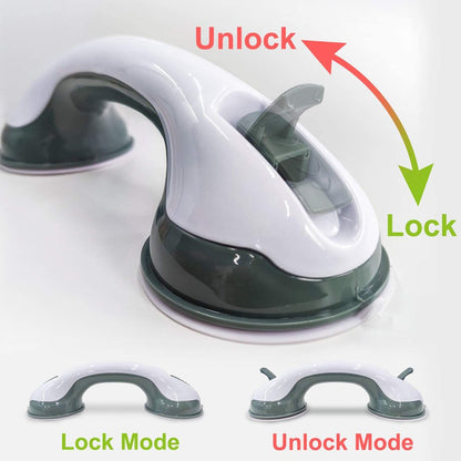 Non-Slip Safety Handle with Suction Cups | Stable Support for Bath, Shower & Smooth Surfaces [Buy 1 Get 1 Free]