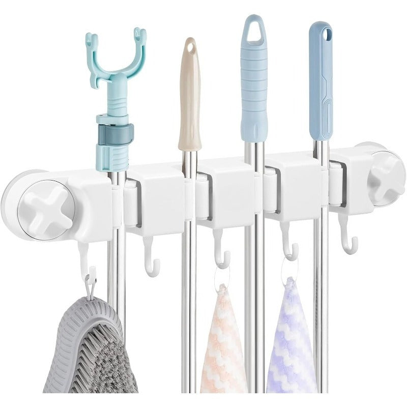 Free Bonus: Easy Mop and Broom Organizer without Drilling