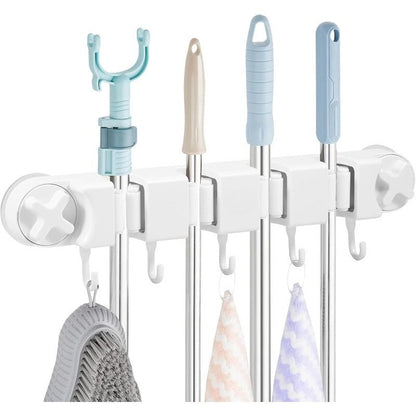 Free Bonus: Easy Mop and Broom Organizer without Drilling