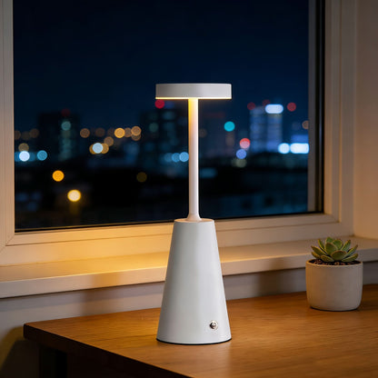Dimmable Metal Table Lamp with Touch Control for Contemporary Spaces