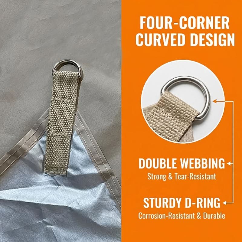 Triangle Sun Shade Sail for Outdoor Use
