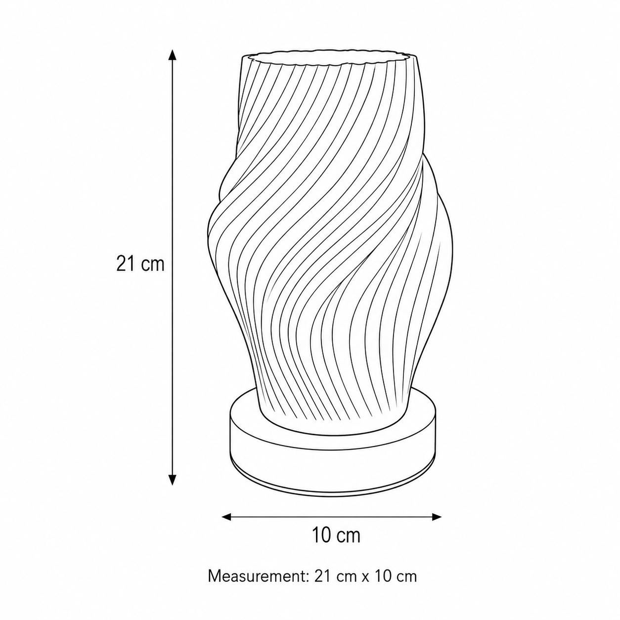 Adjustable Brightness USB Lamp with Wooden Base for Table Use