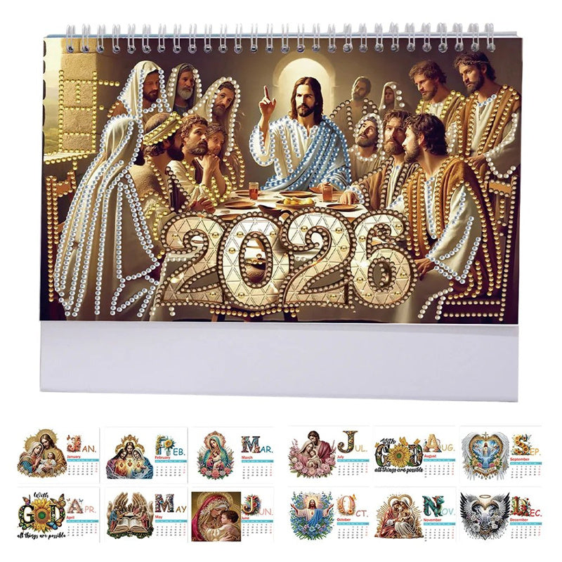 Sparkling DIY Calendar Brightens Your Workspace 2026