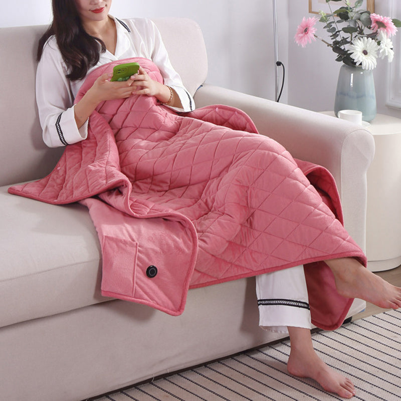 Portable USB Heated Blanket for Instant Warmth Anywhere