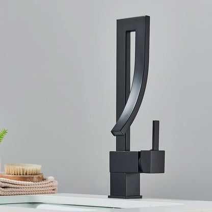 Contemporary Waterfall Sink Faucet
