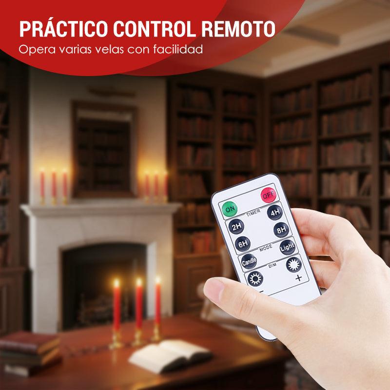 Remote-Controlled Safe Realistic Candlelight Atmosphere