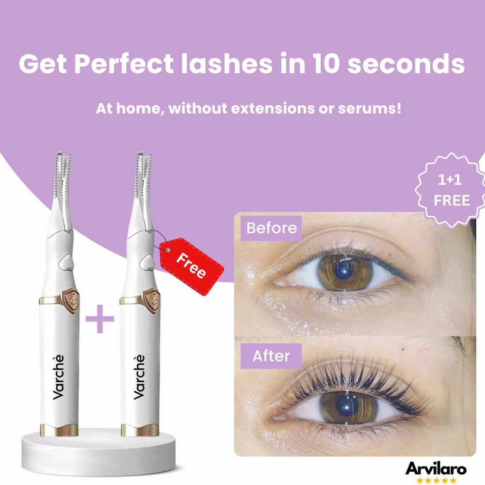 SleekLift Eyelash Curler with Gentle Silicone Pads – Effortless All-Day Lift for Every Eye Shape