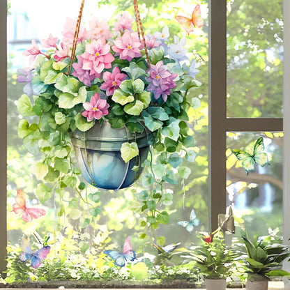 Static Window Sticker with Vine Design | PVC Film | 40x60 cm