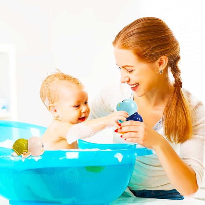 Interactive Turtle Bath Toy Set for Kids