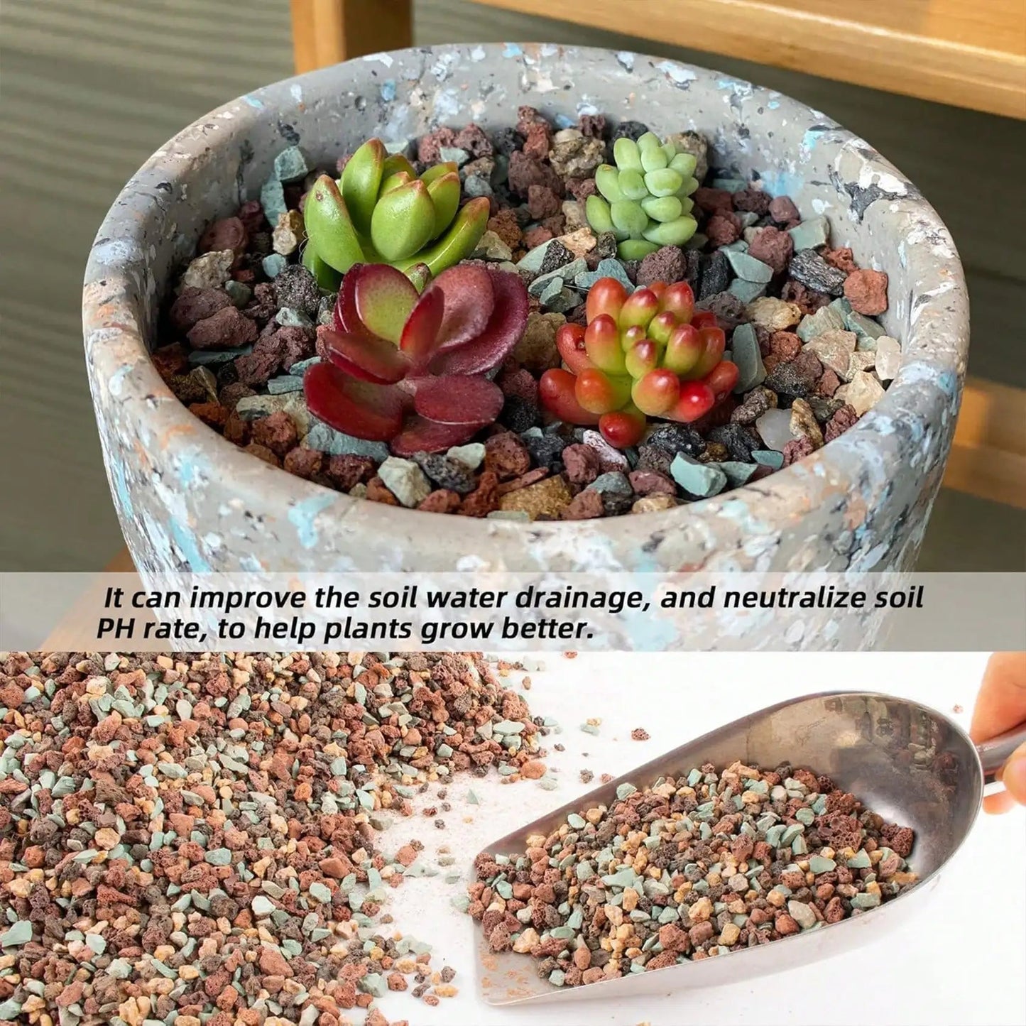 Green Lava Granulate Mix for Succulents & Bonsai - Drainage System | 100g–800g
