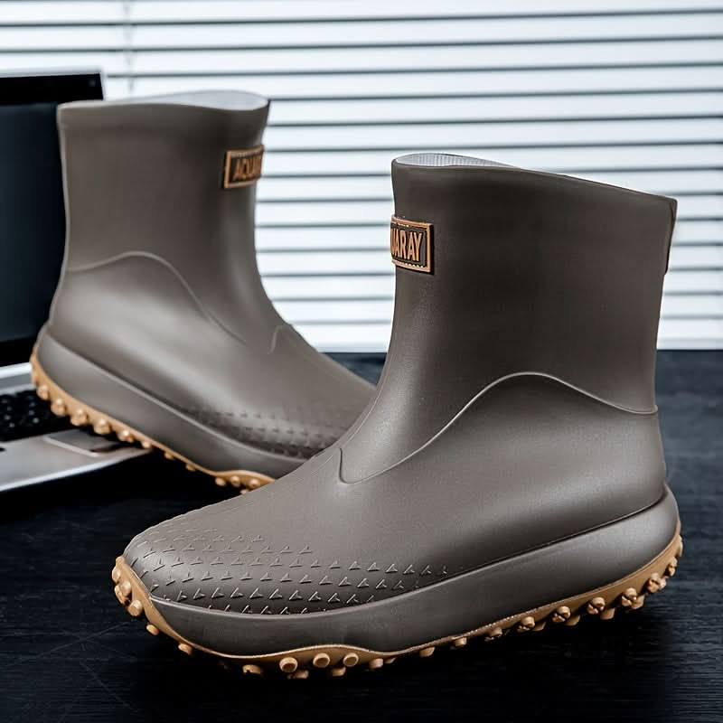 Waterproof Slip-On Rain Boots for Easy Wear