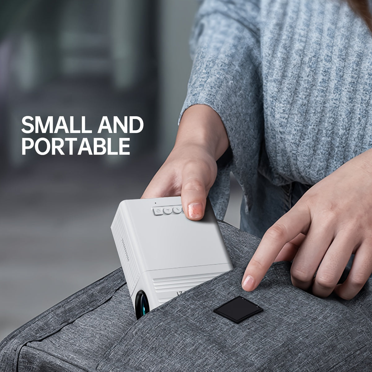 Portable Mini Projector – Bright, HDTV & USB, Perfect for Home Theater & Outdoors!