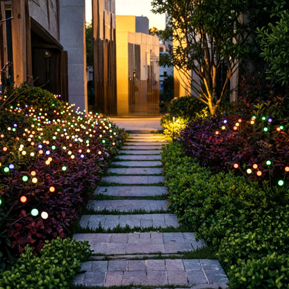 Luminous Solar Garden Lights with Starburst Glow | Eco-Friendly Outdoor Lighting