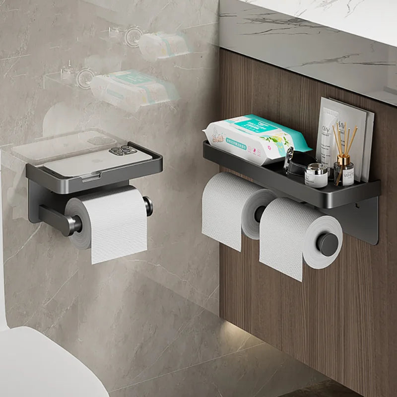 All-in-One Bathroom Organizer for Stylish Decluttering