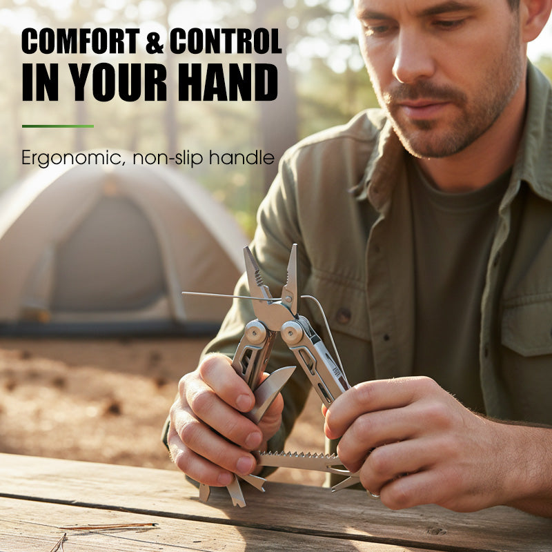 All-in-One Compact Tool with Pliers | Perfect for Home & Adventure