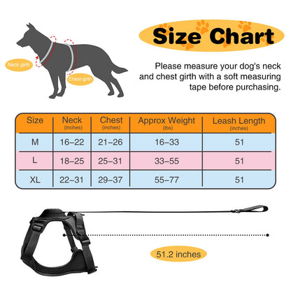 Dog Harness with Retractable Leash Set – All-in-One Solution