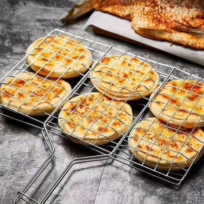 Durable BBQ Grill Basket for Convenient Outdoor Cooking