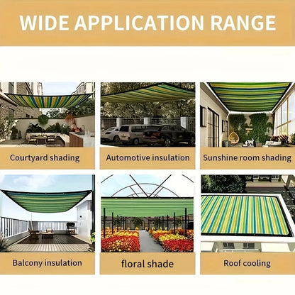 Breathable HDPE Sunshade Canopy | Cooling Shade Solution for Garden & Patio