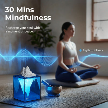Visual Meditation Lamp for Calming Nighttime Environments