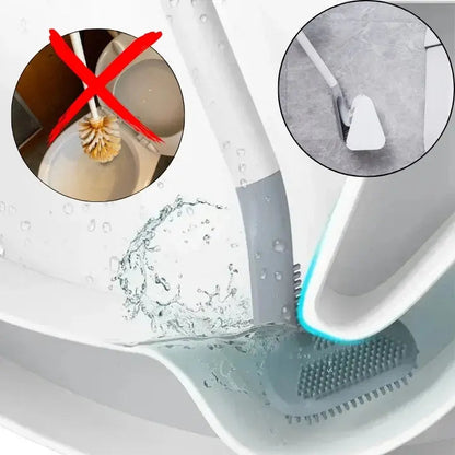 Versatile Silicone Scrubbing Brush for Kitchen & Bathroom