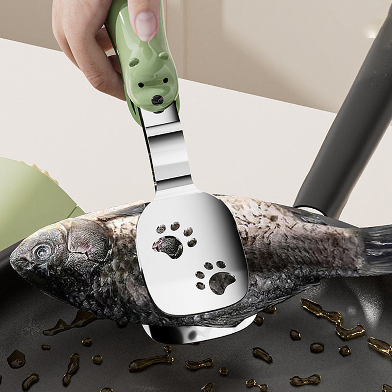 Food Turner for Easy Flipping, Draining, and Grabbing