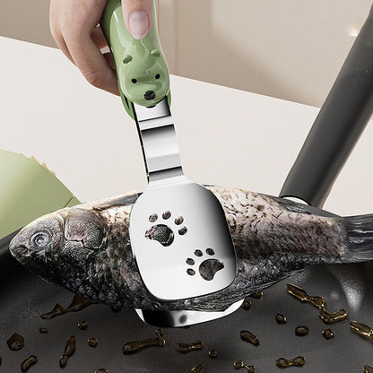 Food Turner for Easy Flipping, Draining, and Grabbing