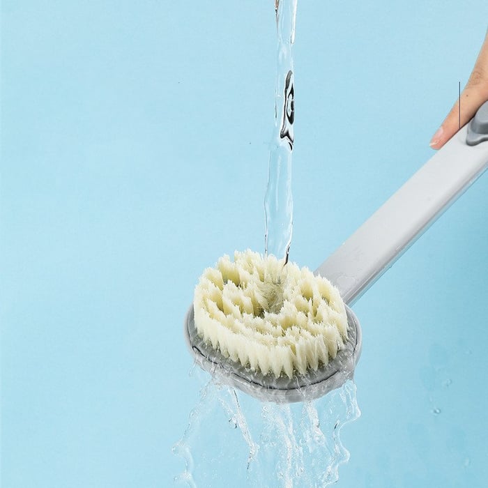 Back Scrubber with 1000+ Soft Bristles & Shower Gel Compartment