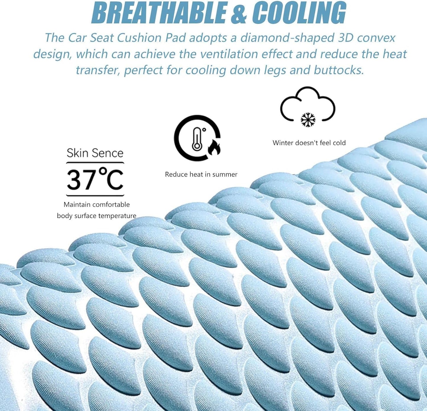 ChillSeat™ Gel Cushion for Ultimate Comfort on the Go