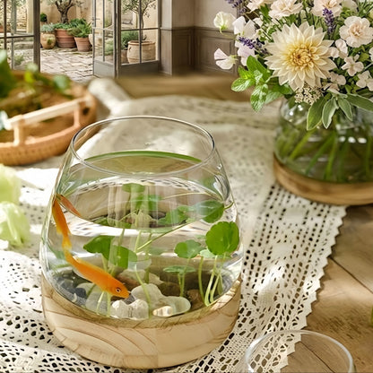Glass Vase for Bold Foliage and Tranquil Home Decor