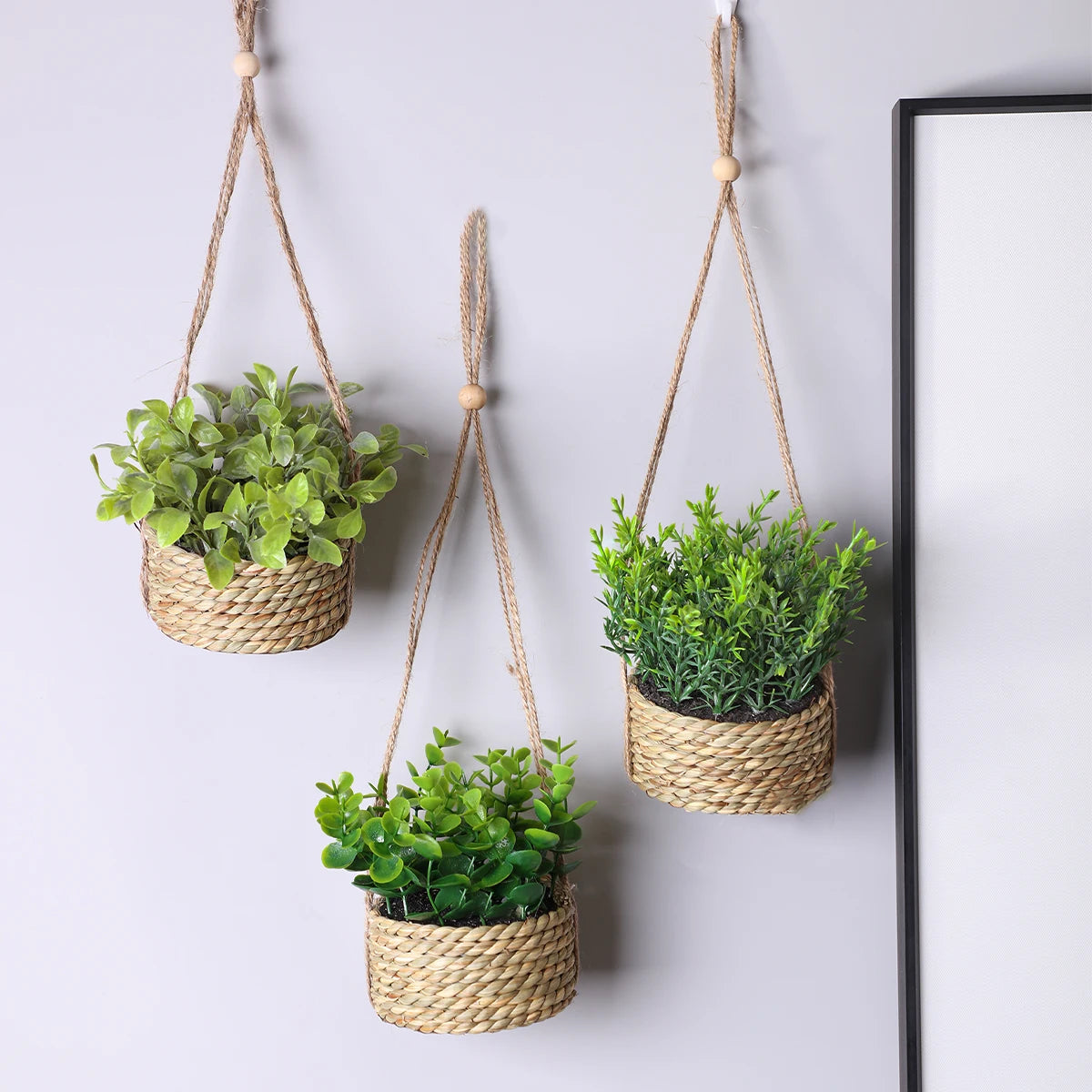 Artificial Eucalyptus and Rosemary Plant | 40 cm | Potted | Realistic Indoor PE Plastic Decoration | Low Maintenance