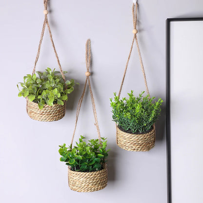 Artificial Eucalyptus and Rosemary Plant | 40 cm | Potted | Realistic Indoor PE Plastic Decoration | Low Maintenance