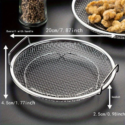 Stainless Steel Strainer Basket | Reusable Filter for Fruits and Kitchen