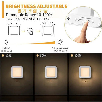 Mini LED Night Light | Dimmable | Plug-In | Warm White 3200K | Energy Efficient