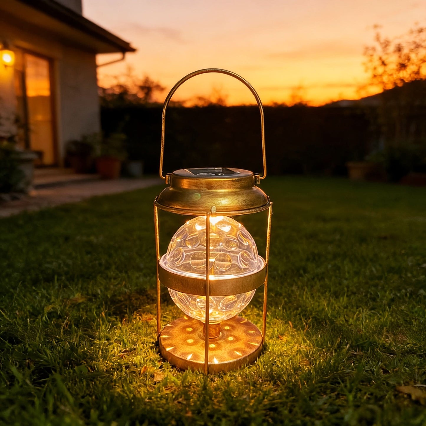 Solar Pendant Lantern for Hanging Use