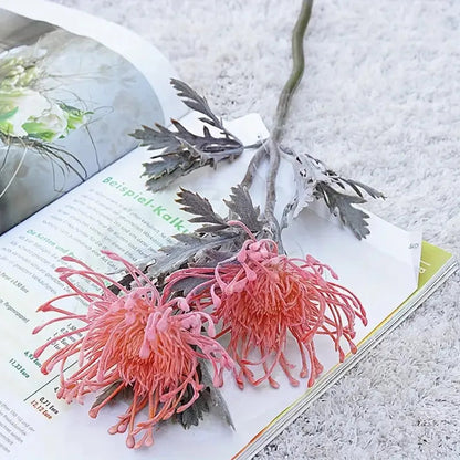 Artificial Chrysanthemum 38 cm | Large 10 cm Bloom | Realistic Decorative Flower