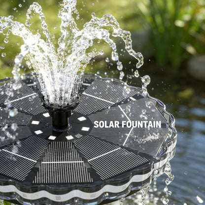 Colorful Solar Powered Fountain Pump