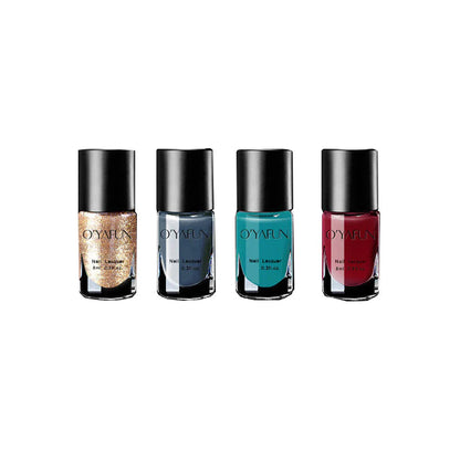 Trio of Peelable Nail Polish - Effortless Color Changes with Shine